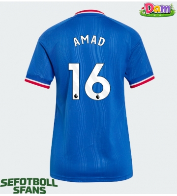 Manchester United Amad Diallo #16 Bortatröja Kvinnor 2026-27 Kortärmad